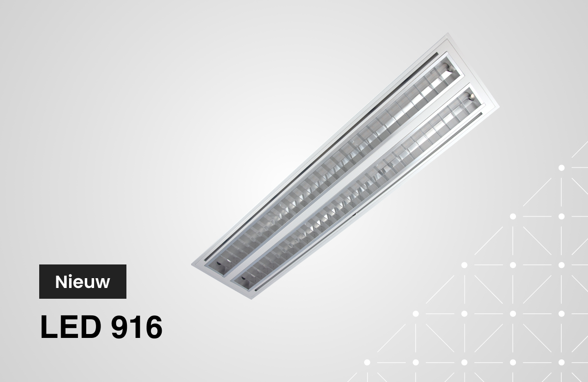 MacBrightBV's tweet photo. Het Nieuwe LED916 armatuur van MacBright vervangt het huidige model LED999. Met een UGR <19 en 122 Lm/W is het de perfecte oplossing in uw kantoor. De LED916 is een 100% Europees geproduceerd armatuur en voldoet aan alle huidige normen en eisen. https://t.co/MiHARyVeBt https://t.co/hgdMFUX7Lo