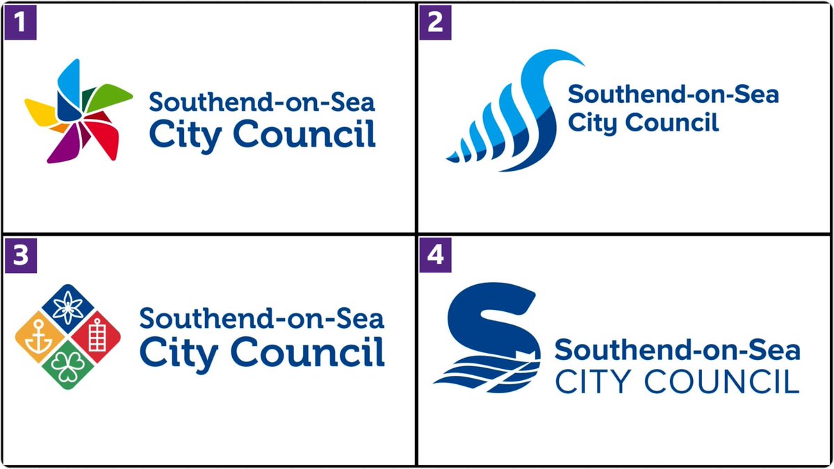 New city, new logo - but which one would you choose?

Southend-on-Sea Borough Council is now a City Council, so it needs a new logo - and these are the four options. <a href="/SouthendCityC/">Southend-on-Sea City Council</a>

Michelle Tennens from <a href="/weareredpepper/">redPepper Marketing | Marketing Agency Essex</a> in Earls Colne gives her verdict: bbc.in/3sXJMvW