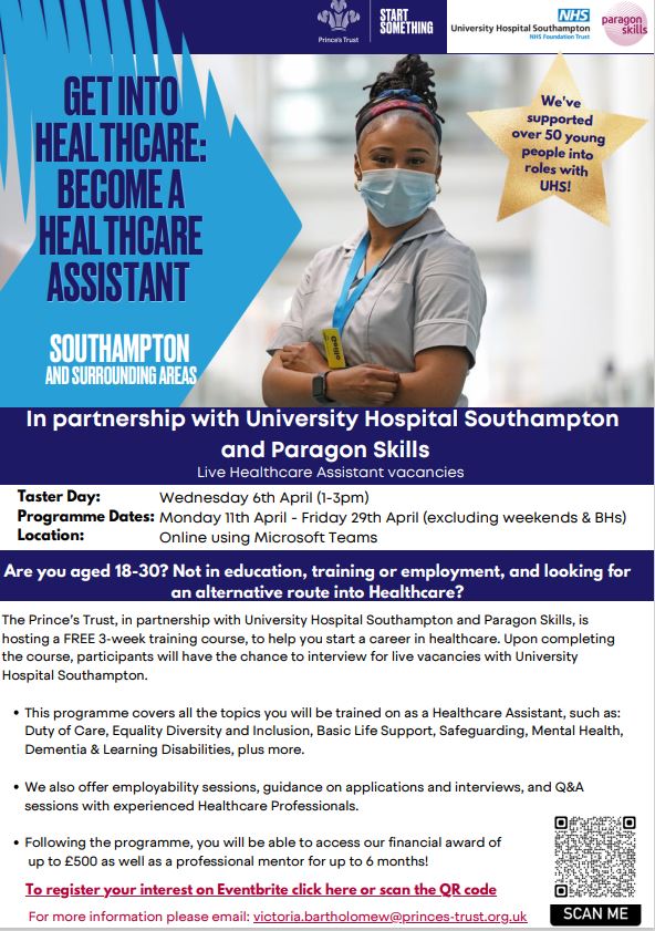 Want to get into Health Care? Now is your chance!!