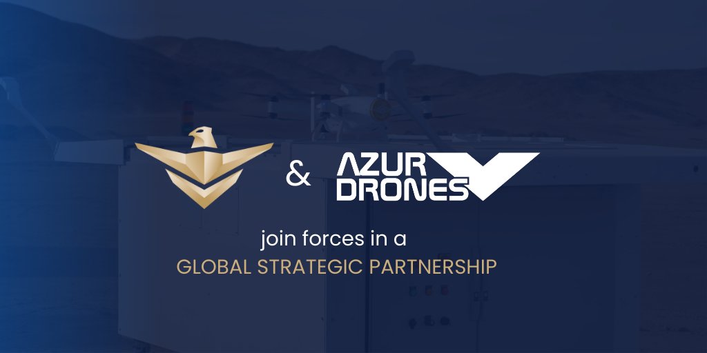 As announced on Monday, we are very honoured to partner with a major player like SAFE I سيف.
Via the signed Partnership Agreement, SAFE becomes the exclusive partner of Azur Drones in Saudi Arabia and MENA for Drone-As-A-Service solution.
More info▶️ azurdrones.com/safe-and-azur-…