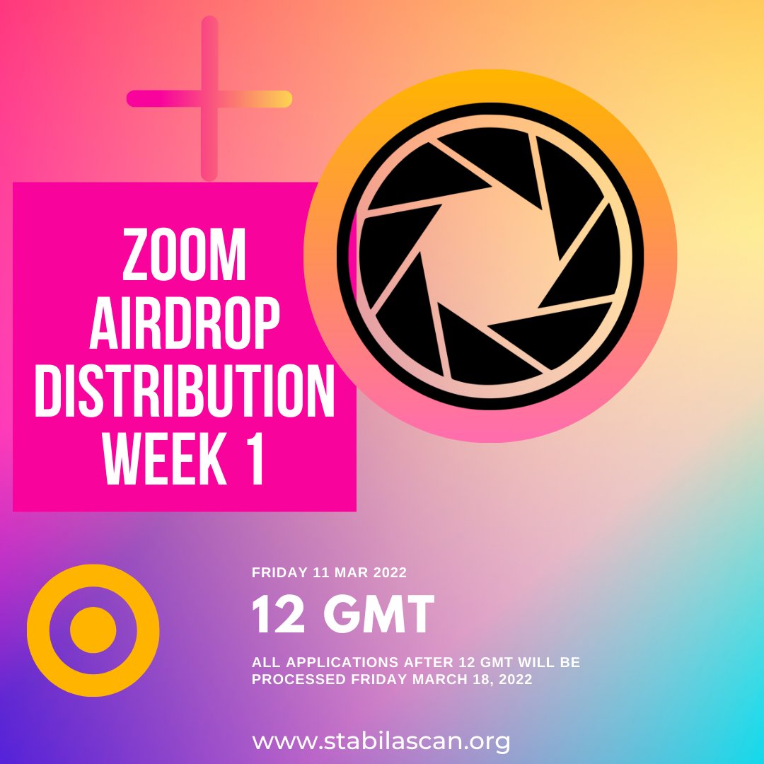 moneta_holdings's tweet photo. To get your #reward tomorrow, please complete your application by 12 GMT on Mar 11, 2022. All applications completed after will be distributed on Friday, Mar 18, 2022. #ZOOM token on #Stabila #Blockchain. How to join the Stabila #Airdrop? https://t.co/he4TYEm9CD https://t.co/Ga2KBSUihF
