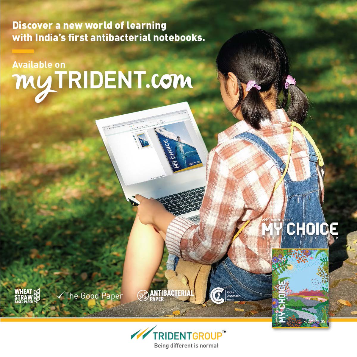 TridentGroupGLB's tweet photo. Learning knows no limit, so does our care for you. Write, learn,and stay protected from unwanted bacteria with our antibacterial My Choice notebooks. Explore them now only on https://t.co/qgp2GslFAh
#TridentGroup #myTrident #TridentPaper #TheGoodPaper #mychoicenotebook #saveearth https://t.co/JxB1v5Fn8N