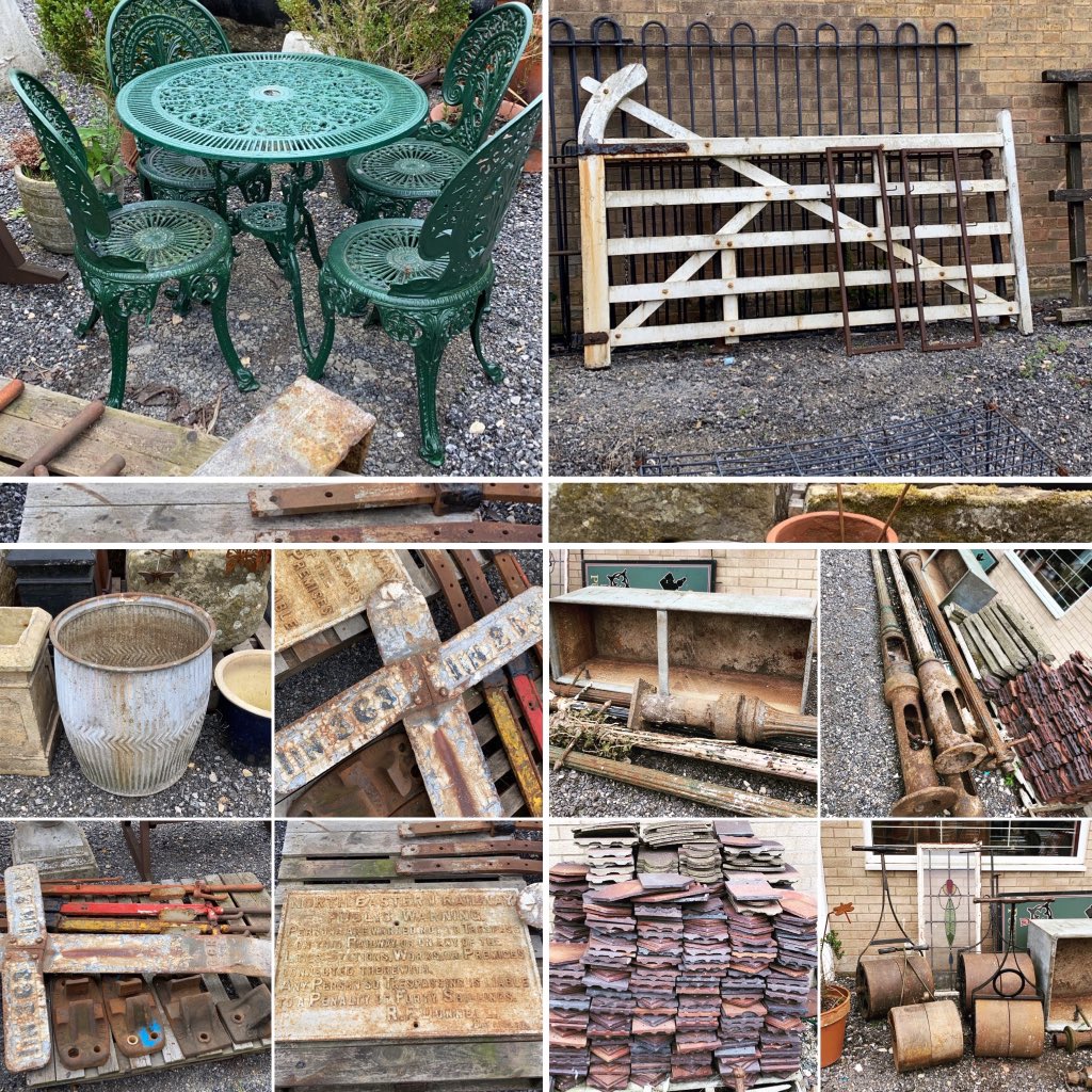 astraantiques's tweet photo. In the spirit of this finer weather and the urge to get into those gardens heres a snippet of our reclamation yard here at @astraantiques #astrareclamationyard #allthingsgarden #planters #stonetroughs #galvanized #butlerssinkplanters #gardenbenches #stonestatues #reclamation https://t.co/4kxPbR4fhj
