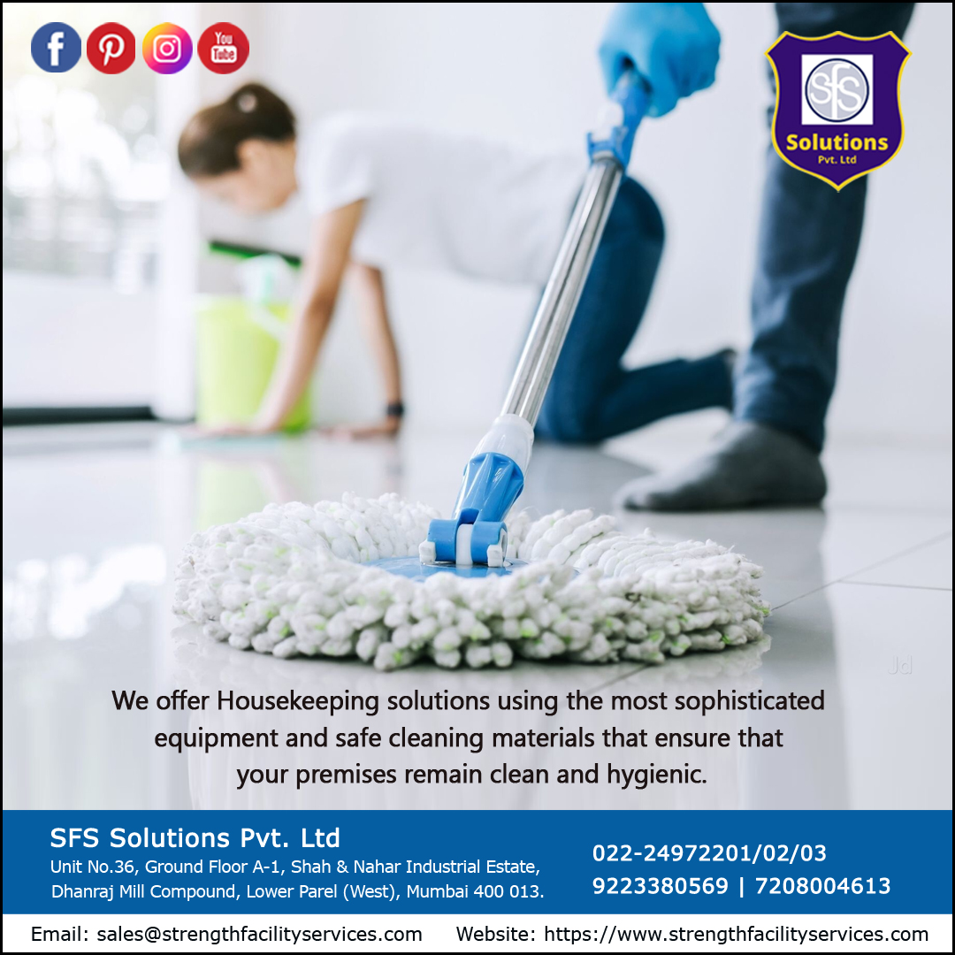sfs_groups's tweet image. We offer housekeeping solutions using the most sophisticated equipment and safe cleaning materials that your premises remain clean and hygienic.
Visit strengthfacilityservices.com 
Call us at :  8652342158
#Cleaning #Securityagency #TopSecurity #CorporateSecurity #CommercialSecurity