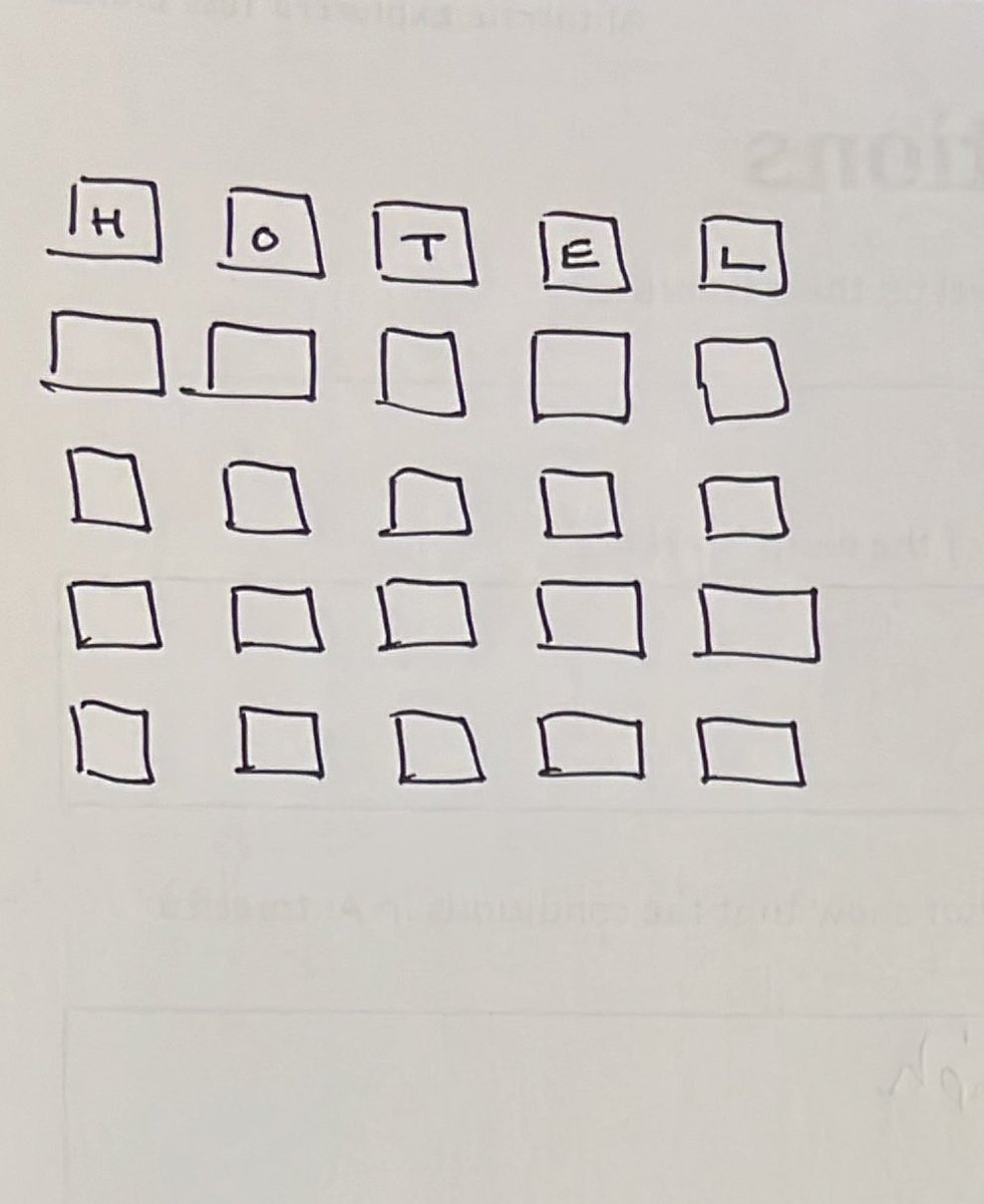EricSe7en's tweet photo. My cousin just confessed to using a pen and paper to do his #wordle, but I just can’t get it to work? Any tips? https://t.co/Rv1u2gcanW