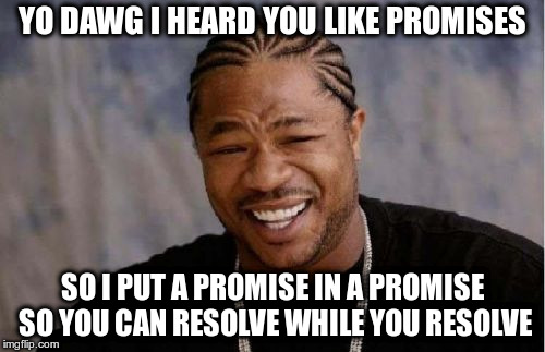 YianChe85305346's tweet image. Promises .then() can be chained to do multiple things asynchronously (resolving like a Russian doll), but why do that when you can just use async and await and save more lines of code?
#ProgrammingParadigms
@NortheasternCA