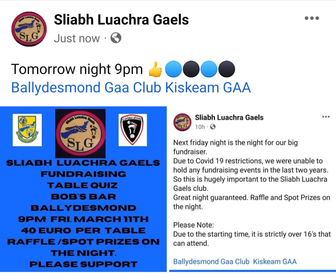 SliabhLGaels's tweet photo. @ballydesmondgaa @KiskeamGAA https://t.co/phNHLiEfke