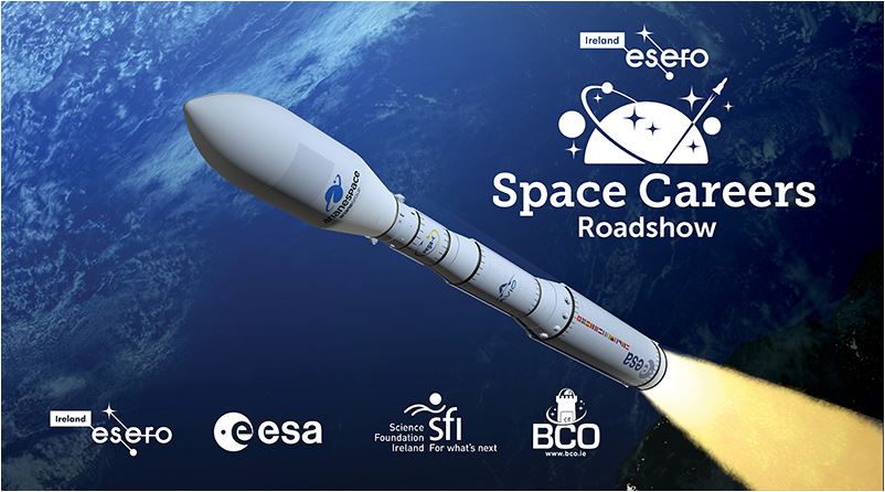 Esero_ie's tweet image. Today is the day!

The Space Careers Roadshow will start soon⏳🚀.

We will be live tweeting using the hashtag #SpaceCareersRoadshow.

If you are joining us today and you want to tweet about it, make sure to use the hashtag and tag us!

We can't wait to see you all there!