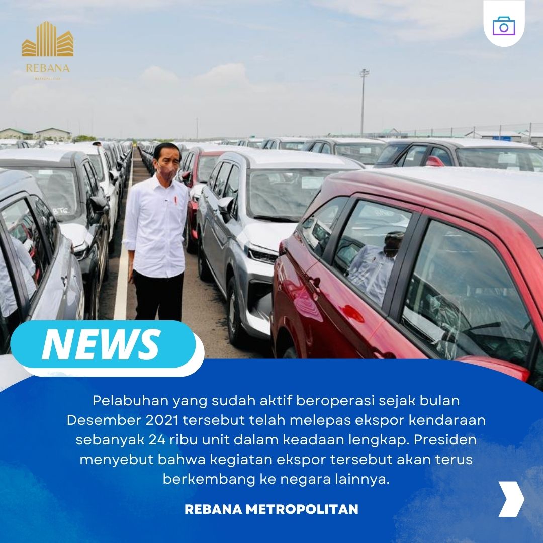 RebanaMetropol's tweet photo. Presiden Joko Widodo meninjau pelepasan ekspor kendaraan di kawasan Pelabuhan Patimban, Kabupaten Subang, pada Selasa, 8 Maret 2022. 

#rebanametropolitan https://t.co/JbOxnuqG9K