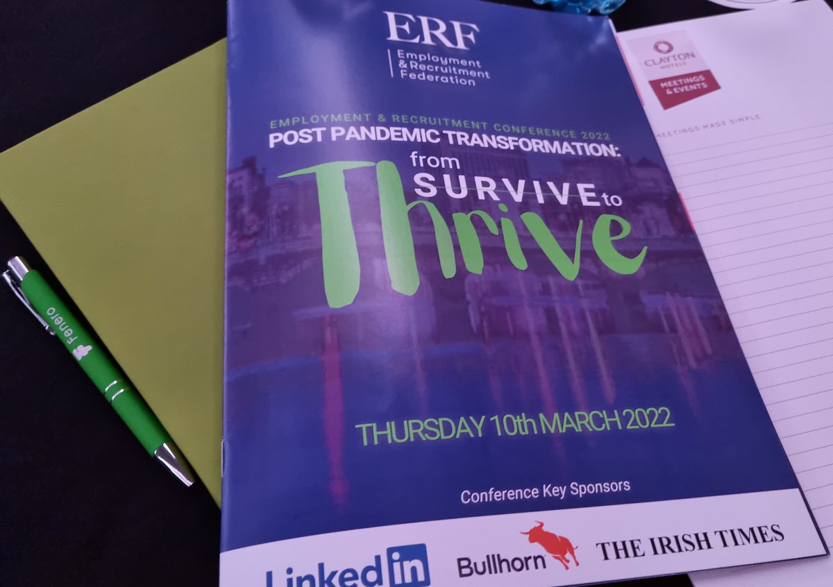 @Gerkingnrf giving opening address to a packed house at #ERFConf 

"50% of all staff will require upskilling over the next 3 years"

<a href="/Fenero/">Fenero</a> <a href="/ERFIreland/">ERF Ireland</a> #Upskilling #Recruitment