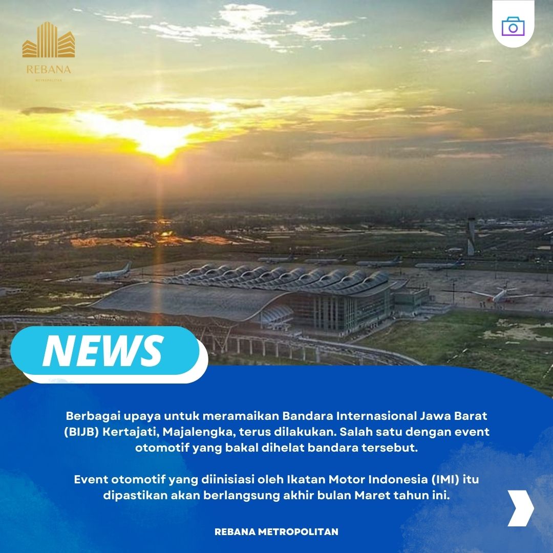RebanaMetropol's tweet photo. Ramaikan Bandara Kertajati, IMI Bakal Gelar Event Balapan Akhir Maret

Selengkapnya https://t.co/SfVvYzddug.

#rebanametropolitan 
#kjt https://t.co/zD22Ls7KfF