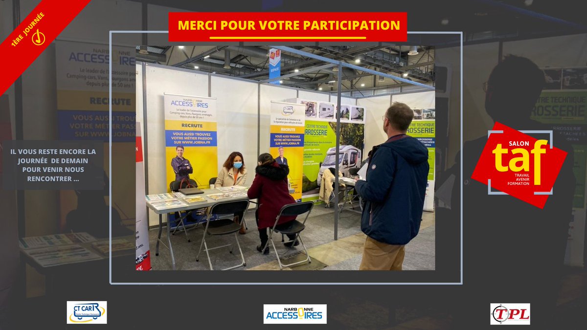 𝕁𝕠𝕦𝕣 𝟙 𝕒𝕦 𝕤𝕒𝕝𝕠𝕟 𝕥𝕒𝕗 👍

Nous vous remercions d'avoir participé au salon taf 2022 et d'être venu nous rencontrer.
Nous sommes encore présents sur le salon aujourd'hui, nous vous attendons !

#salontaf
#narbonneaccessoires
#montpellier