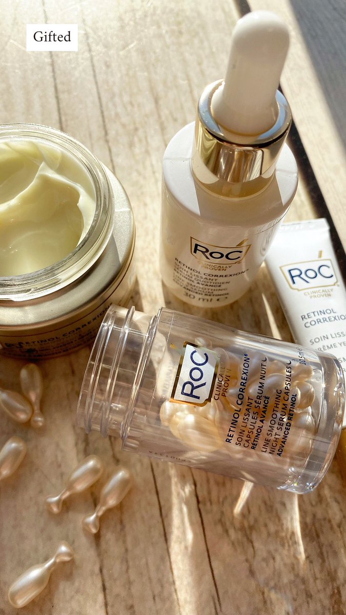 (Gifted) Thank you <a href="/TRACEPublicity/">TRACE Publicity</a> for these new to me Roc Skincare products. I’ve been curious about the retinol correxion line ❤️ #rocskincare