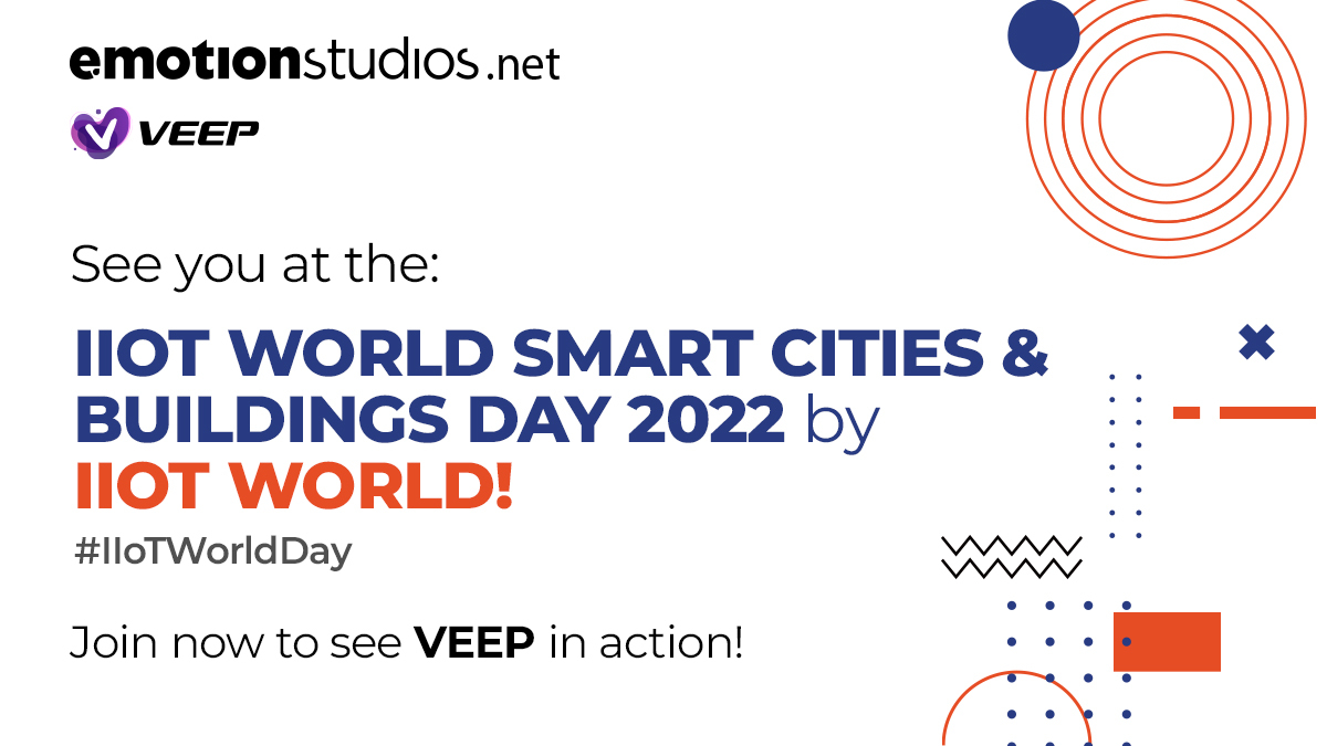 EMOTION_STUDIOS's tweet photo. EMOTIONstudios  and VEEP are hosting the IIoT-World 𝗦𝗺𝗮𝗿𝘁 𝗖𝗶𝘁𝗶𝗲𝘀 &amp; 𝗕𝘂𝗶𝗹𝗱𝗶𝗻𝗴𝘀 𝗗𝗮𝘆 conference! Join over at https://t.co/XZWnyvOMhw to see VEEP in action and get insightson #smartcities, #smartbuildings &amp; #mobility from experts.
#IIoTWorldDay https://t.co/x9aunL0HIf