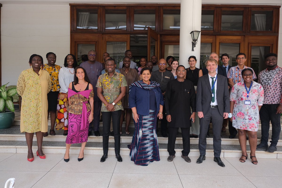 UnescoGhana's tweet photo. @FranceandGhana together with @UnescoGhana  @MOTACGhana and other national partners and stakeholders had a final steering committee meeting on the #SankofaProject to discuss its impact, achievements, challenges and next steps on 🇬🇭 cultural heritage.
#1972Convention https://t.co/DCXdOO0R3A