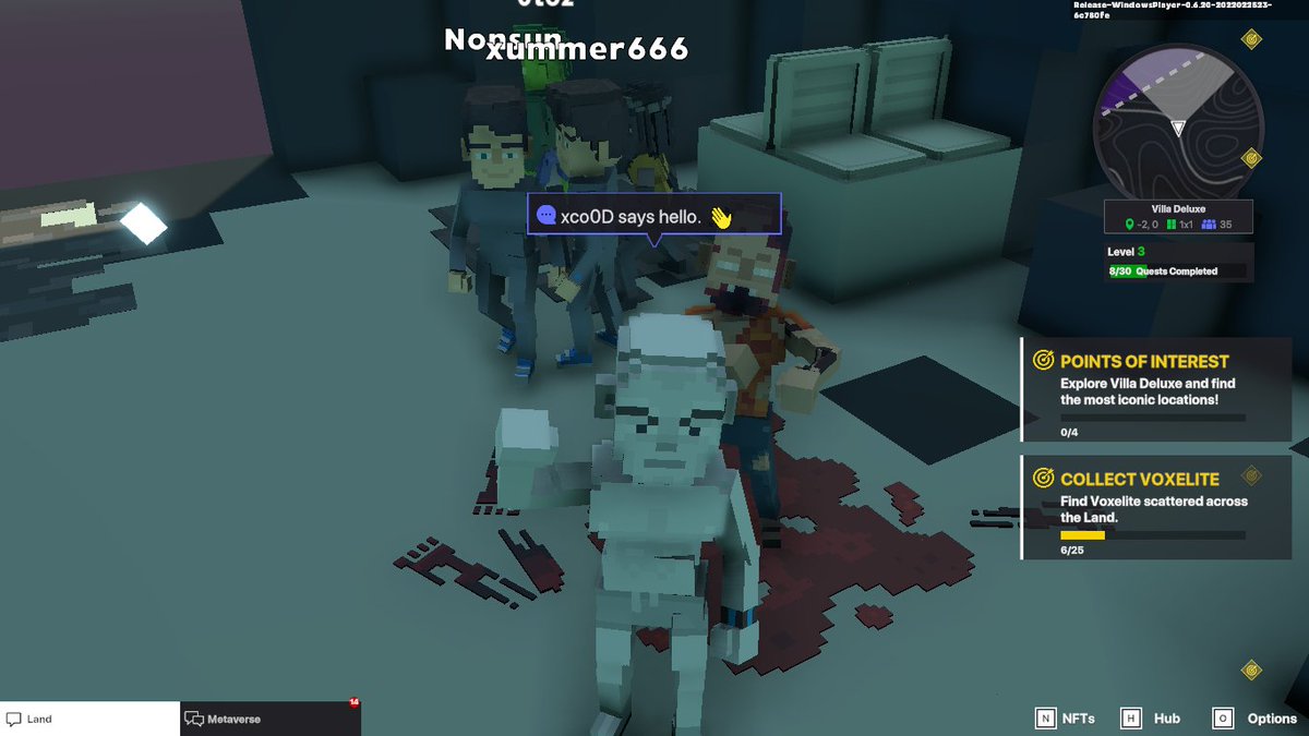 Xco0D's tweet photo. @TheSandboxGame I just participated in the daily #SandboxAlphaS2Contest for a chance to earn up to 1,000 $SAND! Starting March 8 - Find Michonne &amp; her zombies. Check out my screenshot below! 👇 #SandboxAlphaS2 https://t.co/gV5s5wEGOE