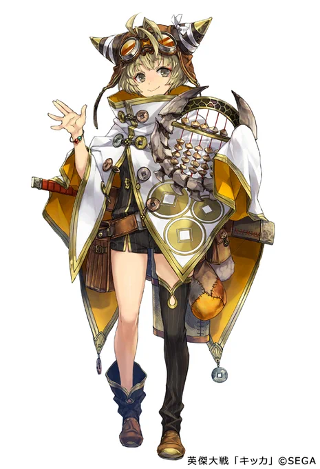 そして『キッカちゃん』(CV:田村ゆかりさん)のイラストも担当させて頂いてます。皆様によい出会いがありますように✨
https://t.co/GXHLhgCZQP
#英傑大戦 