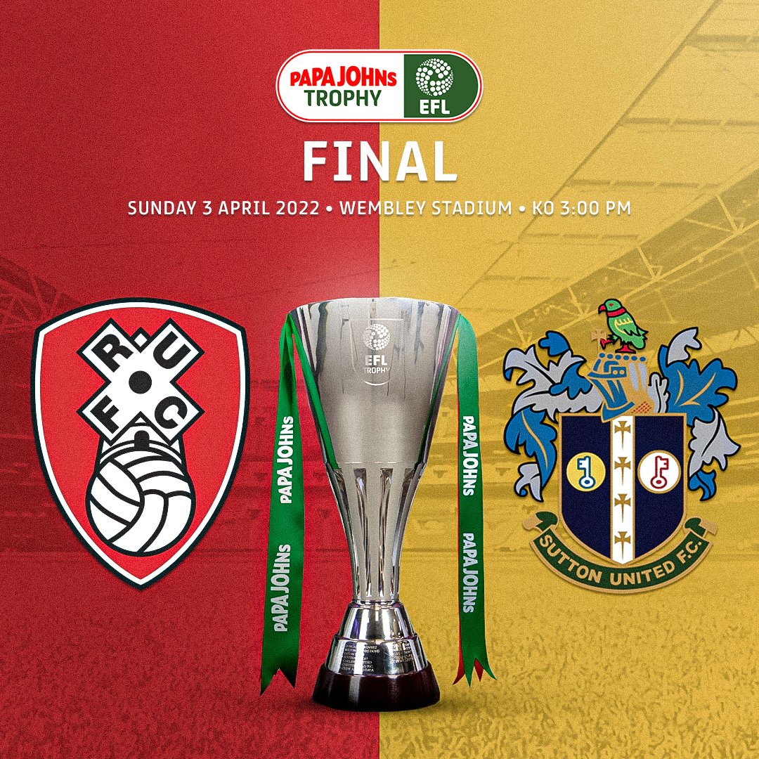 Papa Johns Trophy on Twitter "🏆 Bring it on! OfficialRUFC 🆚