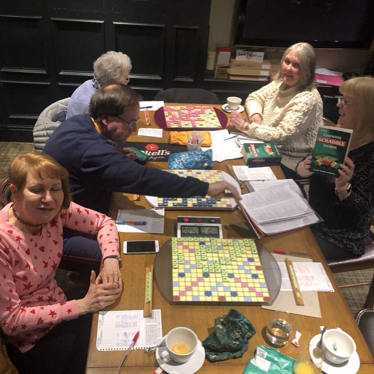 ManxScrabble's tweet photo. So good to have new faces at the Prospect Hotel in Douglas (1st, 3rd and 5th Mondays of the month). All welcome at the Hub (Thie Rosien) in Port Erin today (2pm, 2nd and 4th Thursdays each month) https://t.co/5pB8tL0Yyg