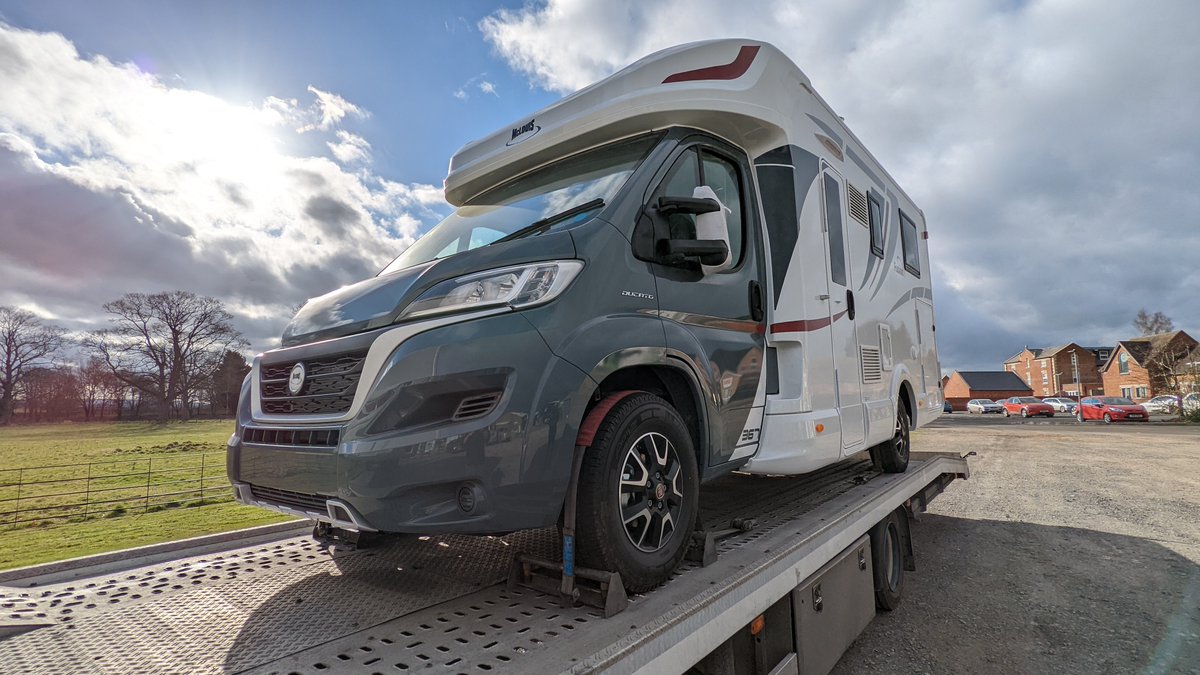 DestinationMoHo's tweet photo. Well, happy Thursday! We've taken delivery of two #McLouis Fusion's, a 367 & 373! Both boasting 5 belts, 1 with a rear island bed, 1 with rear singles, both with LARGE garages! Which one would you choose? All the info will be live here; https://t.co/8mv5ejddM5 very soon! https://t.co/miil8OOFjB