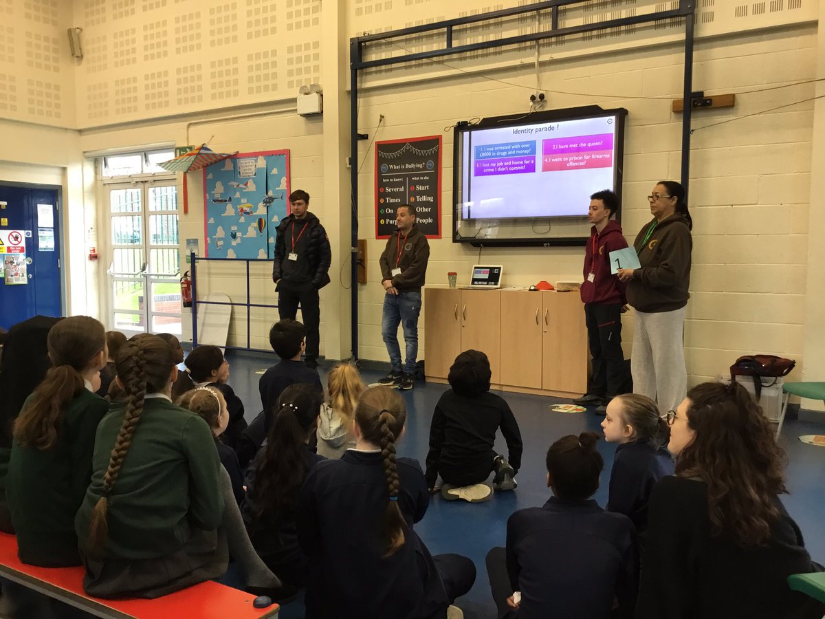 We are delighted to invite the <a href="/cellsitsup2u/">CELLS</a> into school today, raising awareness on making the right choices, the impact of crime and anti-social behaviour. <a href="/RainbowEduMAT/">Rainbow Education MAT</a>