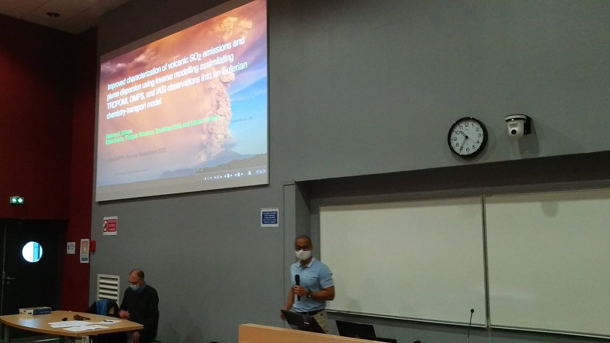 VRiffault's tweet photo. Abhinna Behera, postdoc @LOA_labo, further explores #InverseModelling of #SO2 emissions from #Volcanoes
cc @labexcappa https://t.co/1FJPIBJc5o