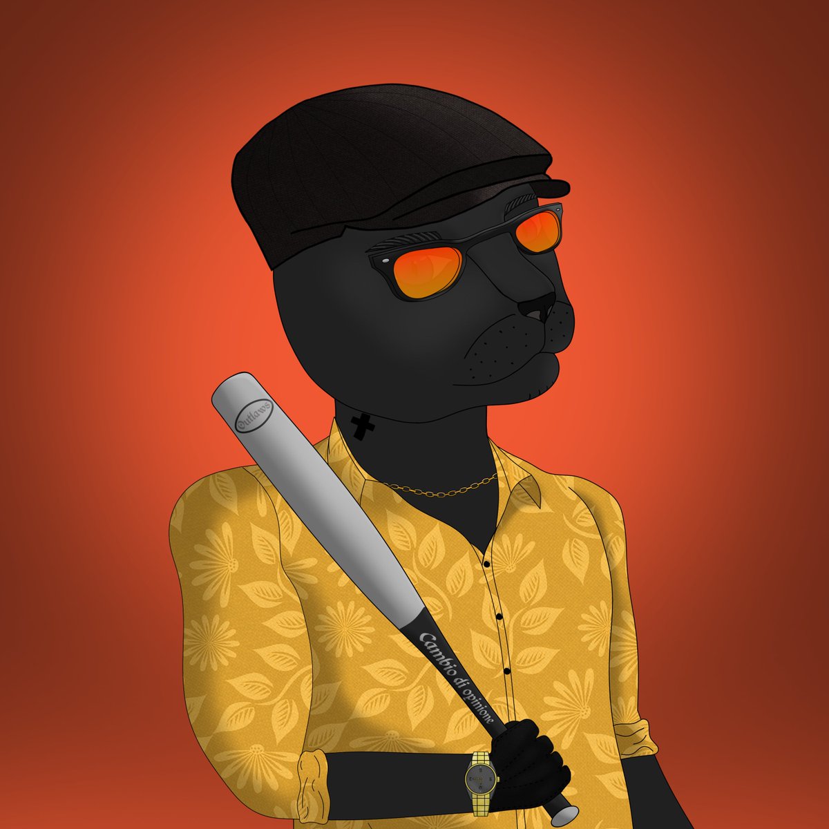 NFT_FancyOutlaw's tweet photo. Work in Progress 👀

Our first Outlaw is revealed to the world! What do you think?🚀

Follow for more leaks and updates on our project! ❤️

#NFTCommunity #nftart #nftcollector #NFT https://t.co/vzaE6y6LZQ