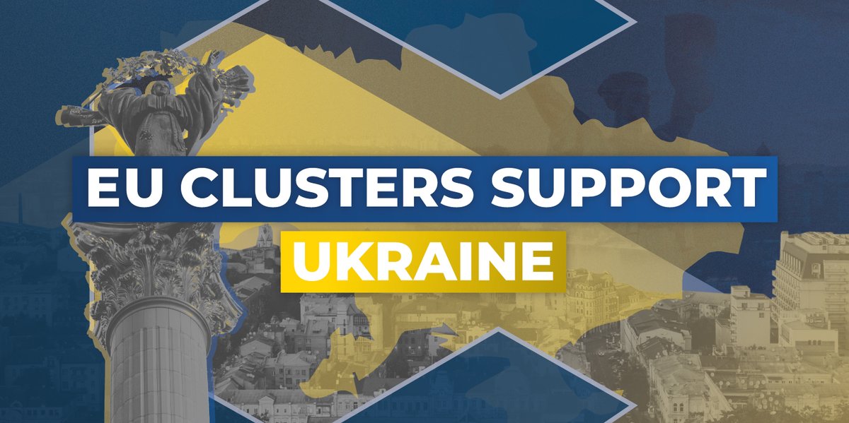 Clusters_EU's tweet photo. 📢#EUClustersSupportUkraine🇺🇦
The ECCP announces the creation of the 'EU Clusters Support Ukraine' Forum.
It aims to enhance the ability of #EuropeanIndustry to contribute to the delivery of humanitarian aid for #Ukraine & to support refugees in 🇪🇺
⬇️
https://t.co/hBqofoyZUR https://t.co/y95uMPN49r