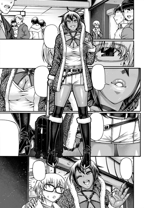 3月11日発売comicアンスリウム04にて「ギャル活」第2話目掲載です。「ギャル活」おふたり女(め)、東京でギャル活アプリで知り合った子といい事しようと計画してる関西弁ギャル、海鈴(まりん)とクールに見えて甘えん坊タイプな男の子、蓮の初対面のドキドキデートと甘い一夜。おたのしみに。 