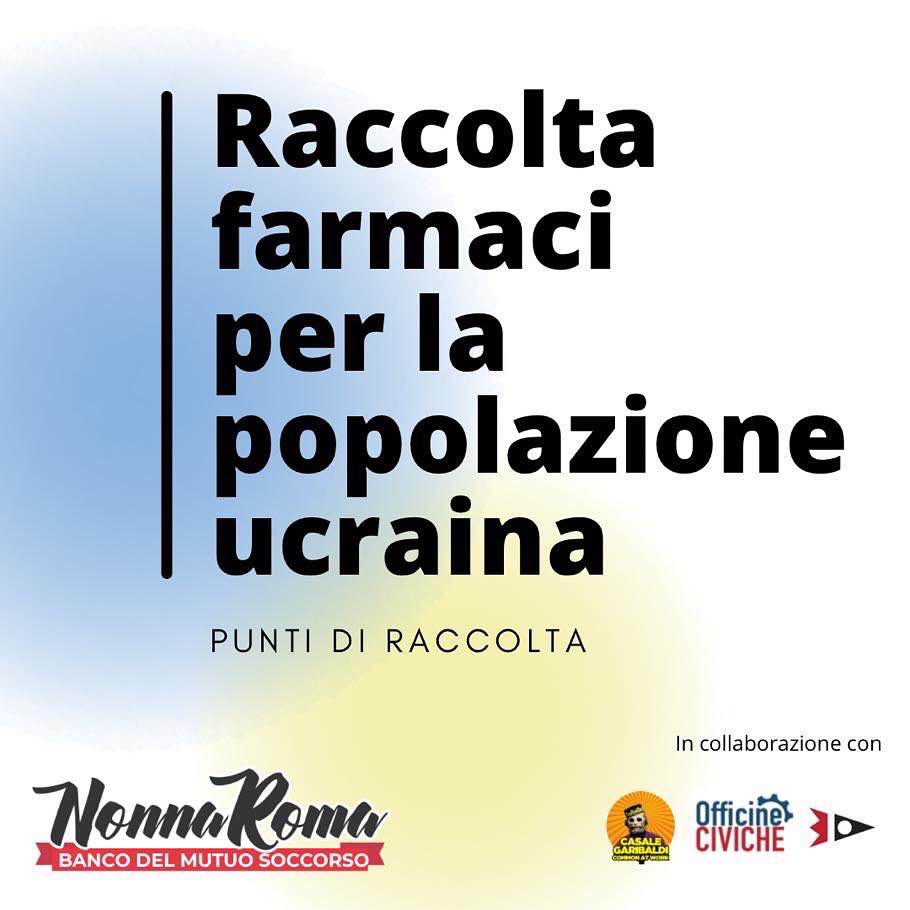nonna_roma's tweet photo. Sono passati diversi giorni dall’inizio della guerra che sta causando centinaia di vittime e migliaia di i profughi.

Per stare vicini alle migliaia di ucraini che scappano abbiamo deciso di lanciare una raccolta farmaci
 https://t.co/kKIurMjPMo https://t.co/xMpXTxfOc2