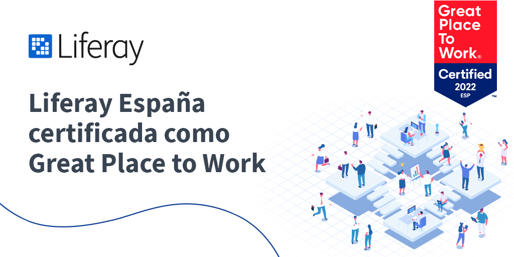 Liferay_es's tweet photo. ¡Liferay, reconocida con el certificado #GreatPlacetoWork! ✅ 

¿Y qué significa eso? Que hemos sido reconocidos oficialmente como una de las mejores empresas de España para trabajar 👏

¡Gracias @GPTW_Spain y enhorabuena a todo el equipo que lo ha hecho posible! ✨ https://t.co/mA9OczYqjj