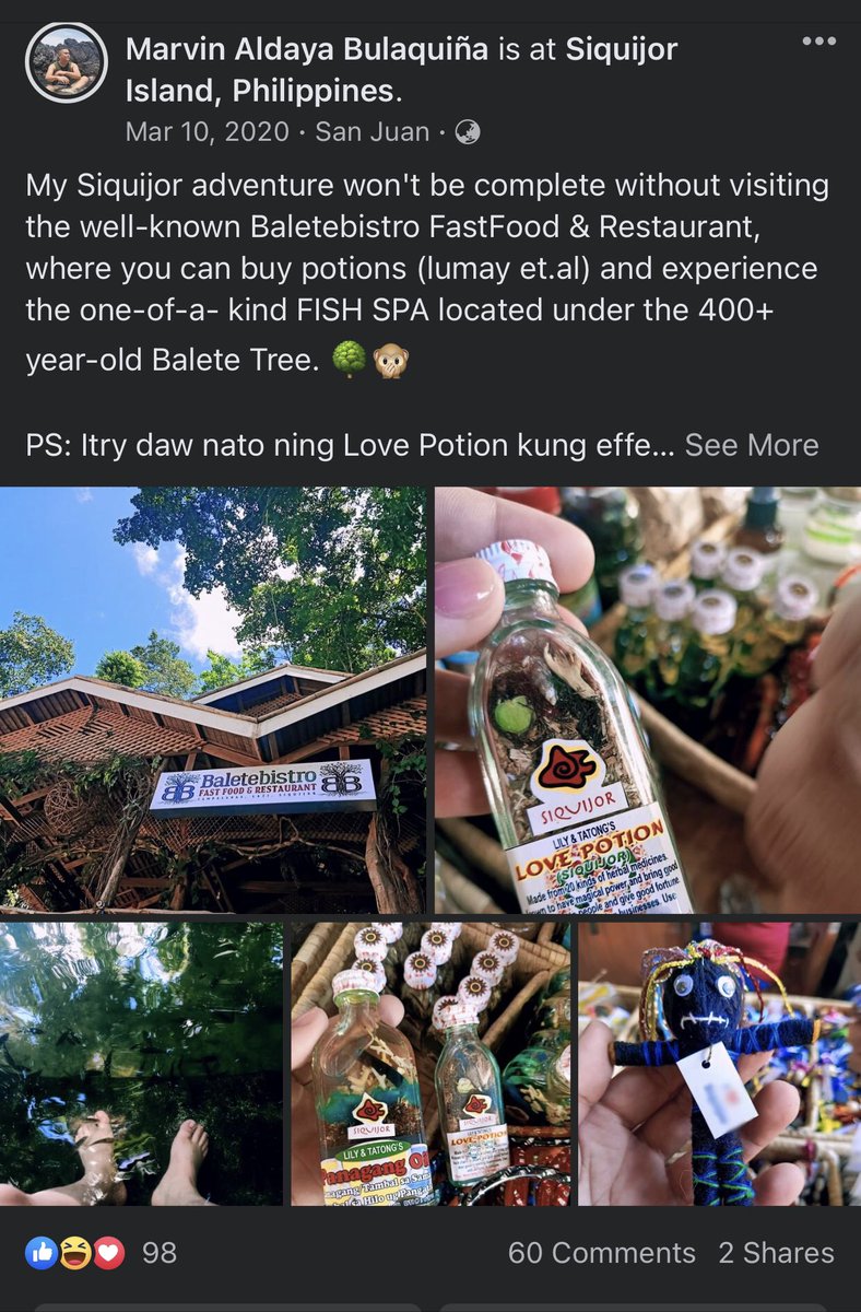 iamyourmarv's tweet photo. Karon pagyud intawon ni talab. Salamat, Siquijor! 🤭🤣✌️ https://t.co/ckZipEXYPG