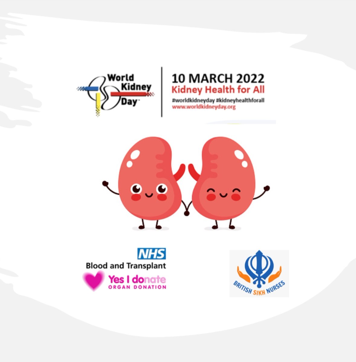 It's #WorldKidneyDay #worldkidneyday2022 - It's time to raise awareness of kidney related diseases &amp; how to prevent them. #kidneyhealthforall <a href="/akidney4simran/">akidney4simran</a> <a href="/KidneyForBally/">KidneyForBally</a> <a href="/Kidney_Research/">Kidney Research UK</a> <a href="/kidneyyorkshire/">KidneyResearchYorks</a> <a href="/share_wishes/">Share Your Wishes</a> <a href="/NHSOrganDonor/">NHS Organ Donation💗🫀🫁</a> <a href="/gurchrandhawa/">Gurch Randhawa</a> <a href="/Angied0198/">Dr Angie Ditchfield</a> <a href="/sgsssouthall/">Sri Guru Singh Sabha Southall</a>