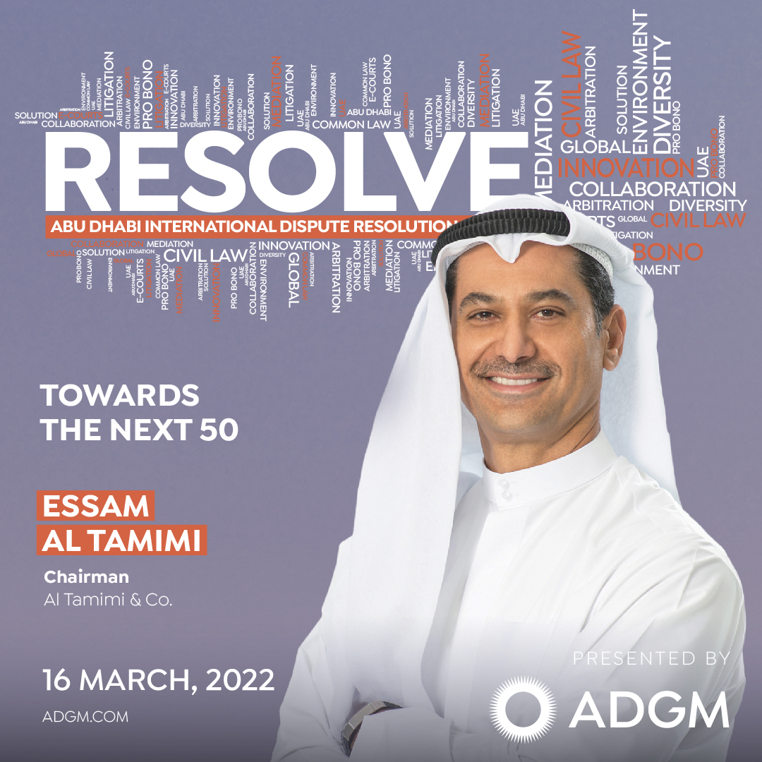 ADGlobalMarket's tweet photo. Join our outstanding speakers at #RESOLVE2022 – Abu Dhabi's International Dispute Resolution Forum, as they share their insights on some of the biggest issues facing global #businesses today. https://t.co/6sgeZxOAOI