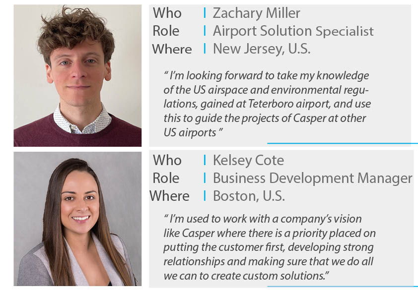 Casper_Aero's tweet photo. Our Casper team in the U.S. has expanded! 
We are delighted to welcome Kelsey Cote and Zachary Miller to our team; https://t.co/E1YJDucRip https://t.co/t3l6BOiqlU