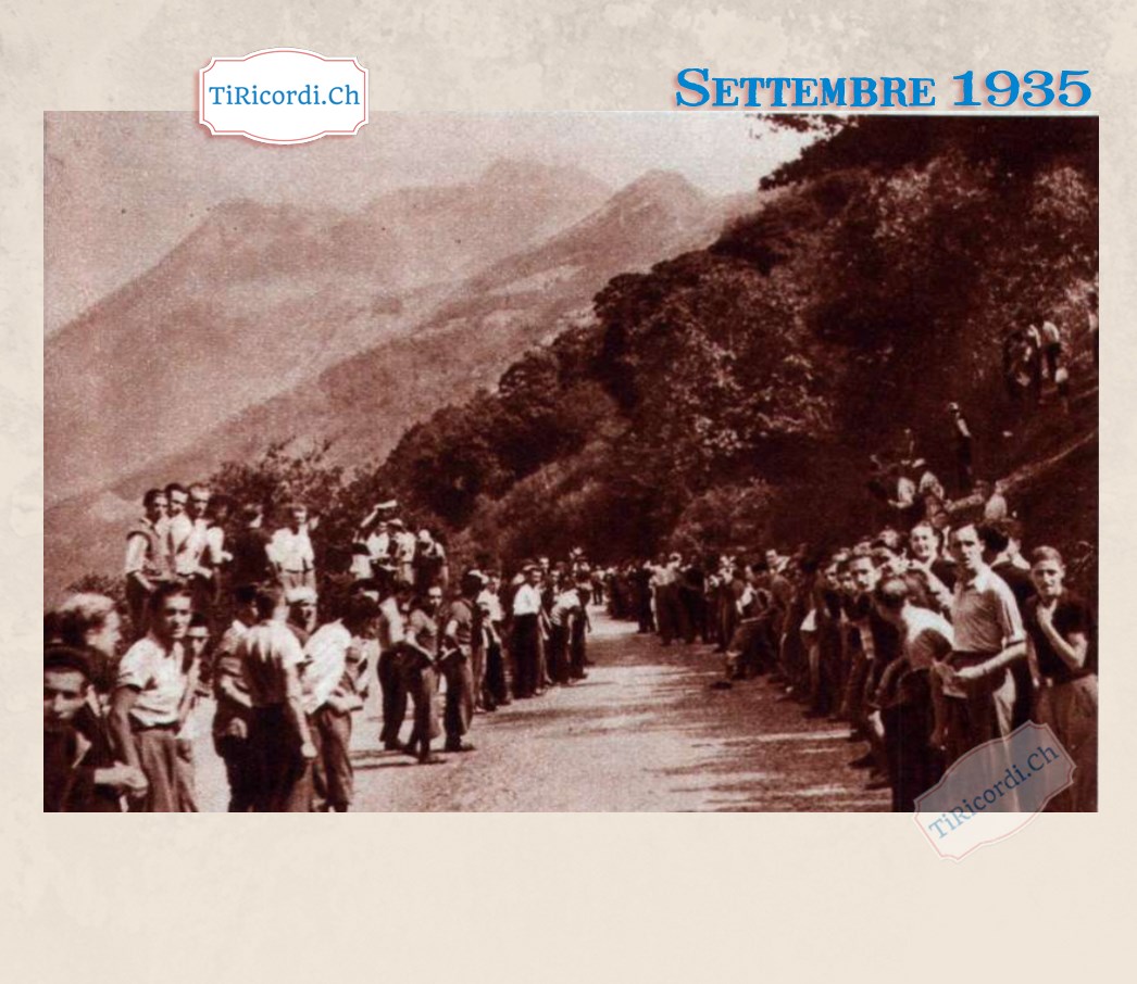 RicordiTi's tweet photo. Settembre 1935: Folla aspetta i ciclisti sulla strada del Monte Ceneri #85anni

#storia #ticino #cultura #retro #svizzera #vintagestyle #swiss #lugano #locarno #classic #antique #tiricordi #art #photooftheday #history https://t.co/orMBwLJnlI