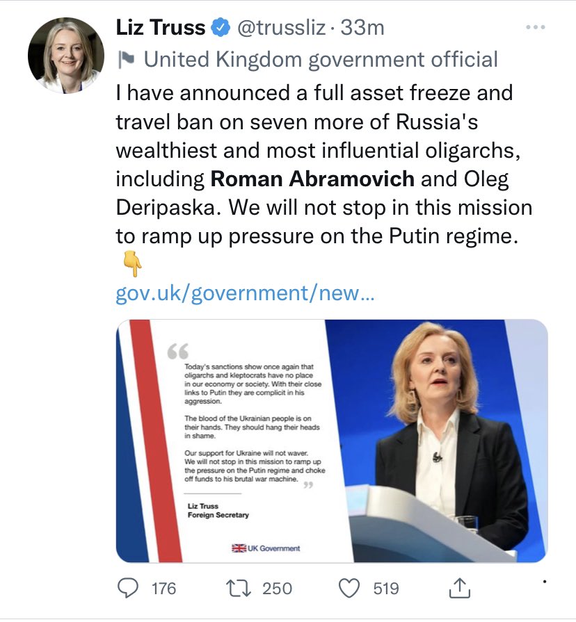 Britain happy to take Russian money but not Ukrainian refugees.