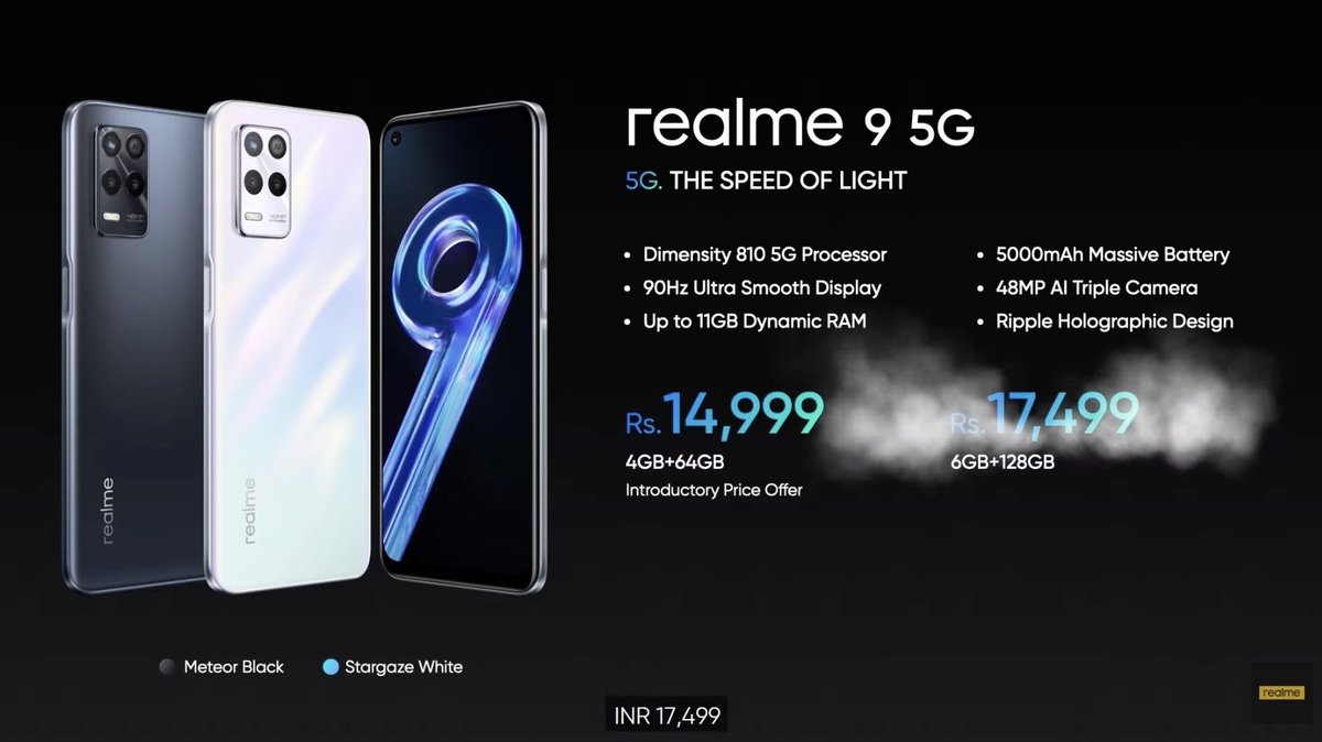 rahmani_tech's tweet photo. Realme 9 5G Series https://t.co/Pc4jVJIj3z