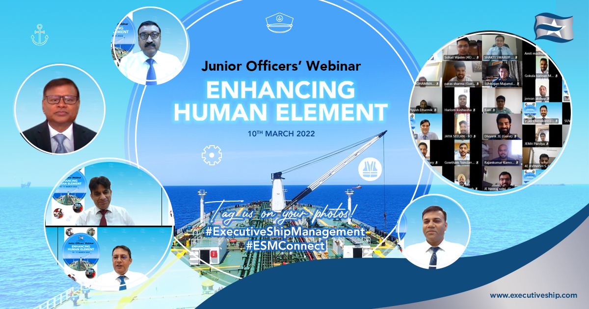 Group_Executive's tweet photo. We have reached Day 3 of the Officers’ Webinar series! Some of the key topics discussed by our in-house speakers today were digitalization, decarbonization and recognizing the importance of the human element...
https://t.co/ndMIYdMKnJ
#ESMConnect #ExecutiveShipManagement https://t.co/xP0PICC7fD