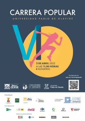 La lucha contra las #mitocondriales se pone ropa deportiva en la Universidad <a href="/pablodeolavide/">Pablo de Olavide</a>🏃🏃
📢¡¡VI Carrera Popular Universidad Pablo Olavide solidaria con <a href="/AEPMI/">AEPMI</a> !!
🗓️ 2 de abril
🕚 11h
📍 Campus UPO
🔁8 Km
Inscripciones👇 upo.es/sdupo/carrerap… #MovimientoASEM