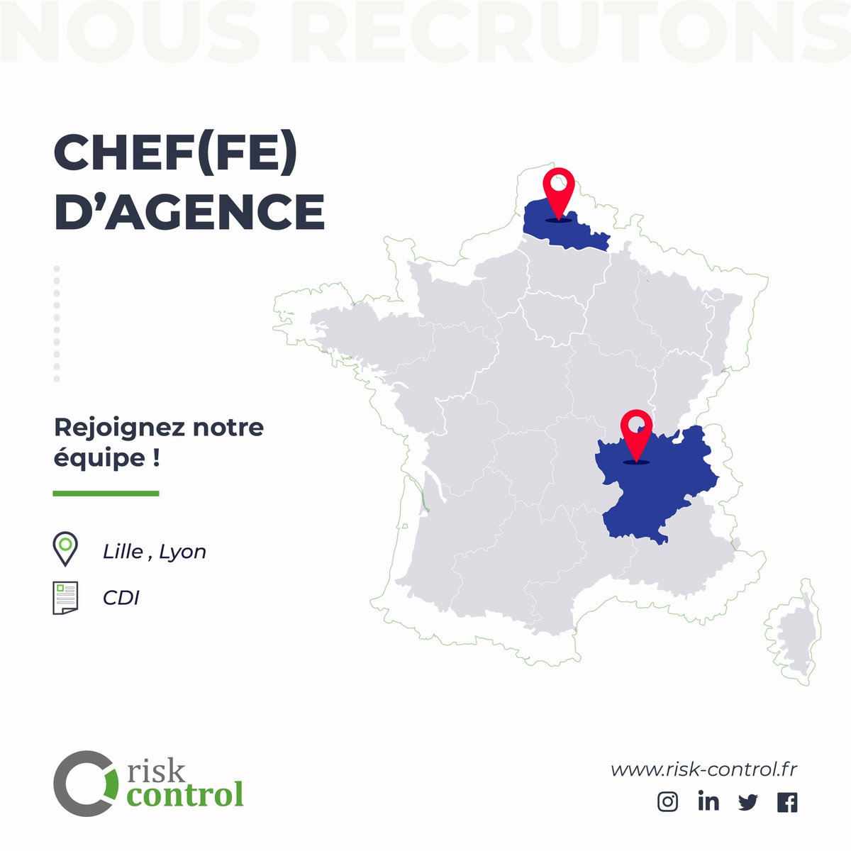 RiskControl11's tweet photo. #recrutement
Risk Control RECRUTE !
Vous cherchez à évoluer durablement au sein du domaine du contrôle technique construction et dans votre carrière professionnelle ?
Vous êtes au bon endroit.
Pour plus d'informations, rendez-vous sur ce lien https://t.co/PpC2HMIv3V https://t.co/E6ZTiEBbWp