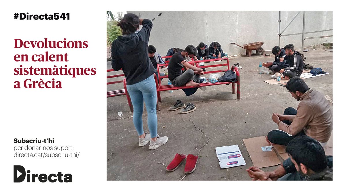 La_Directa's tweet photo. @jmasautonell #RODAELMÓN | La violència i les vulneracions per part de les forces de seguretat gregues a l’hora d’expulsar persones migrades a la frontera terrestre i alta mar són també part de la tònica general
▶️https://t.co/C8HDKWbFMq
✍️@jmasautonell
#Directa541
#EnObert https://t.co/09gtJADUSW