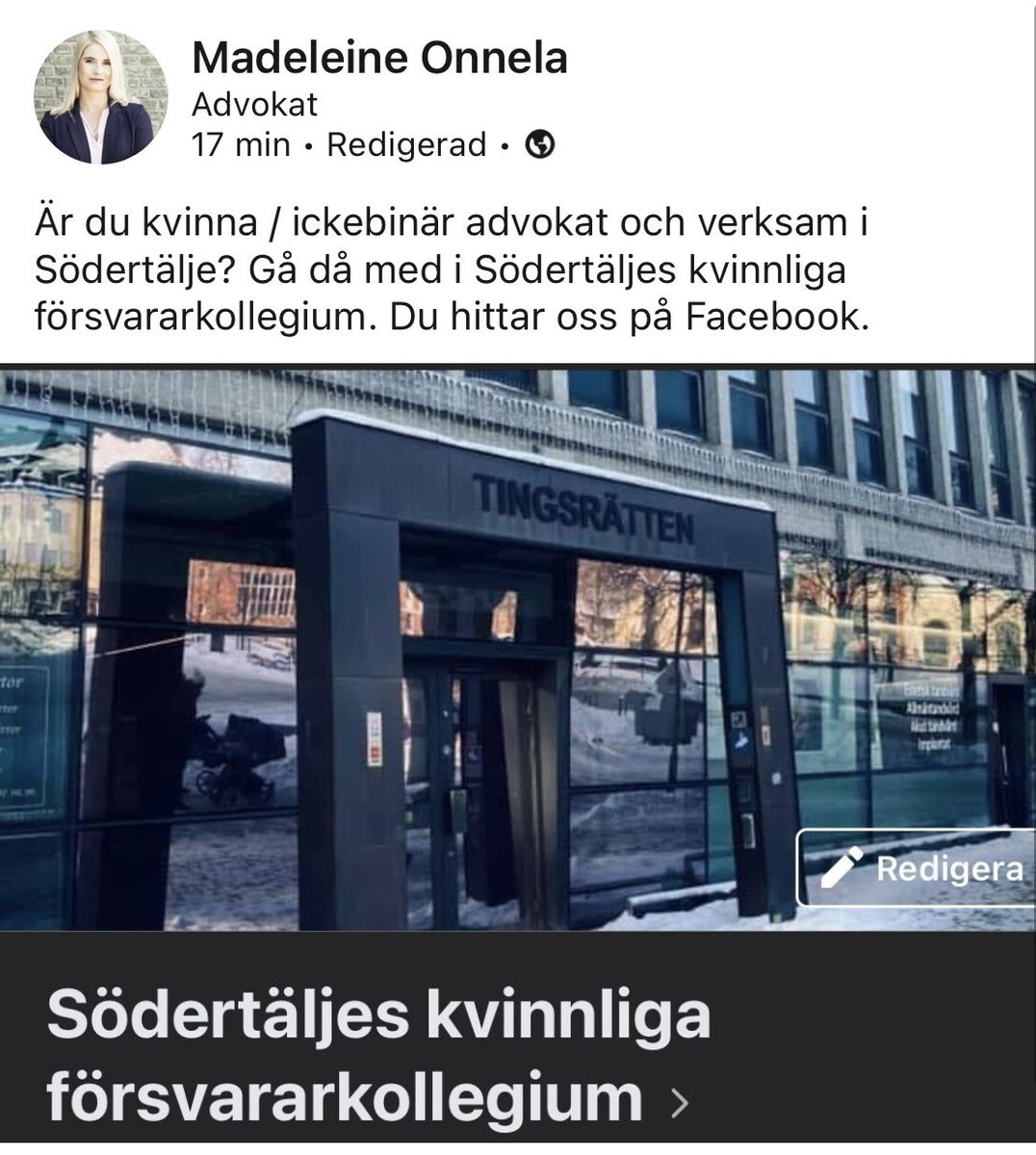 Madeleine Onnela (@advokatonnela) on Twitter photo 