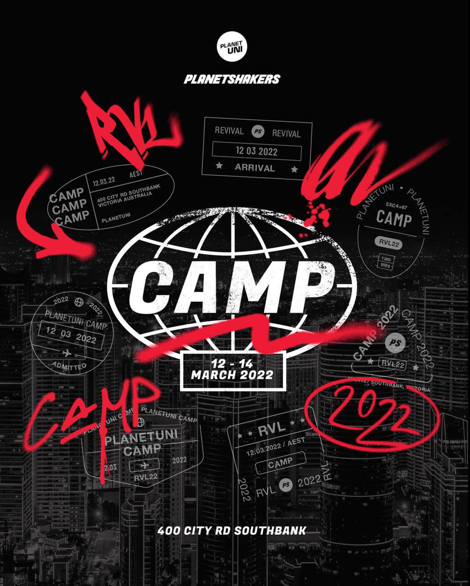 PlanetshakersCC's tweet photo. This weekend!!
@planetuni Camp Part 1 2022 is where you need to be! 💥💯 Not registered? No problem! Register now at https://t.co/bYr0eZeyxp 

#planetshakers #planetuni #jesus #university https://t.co/hdep2HfN1p
