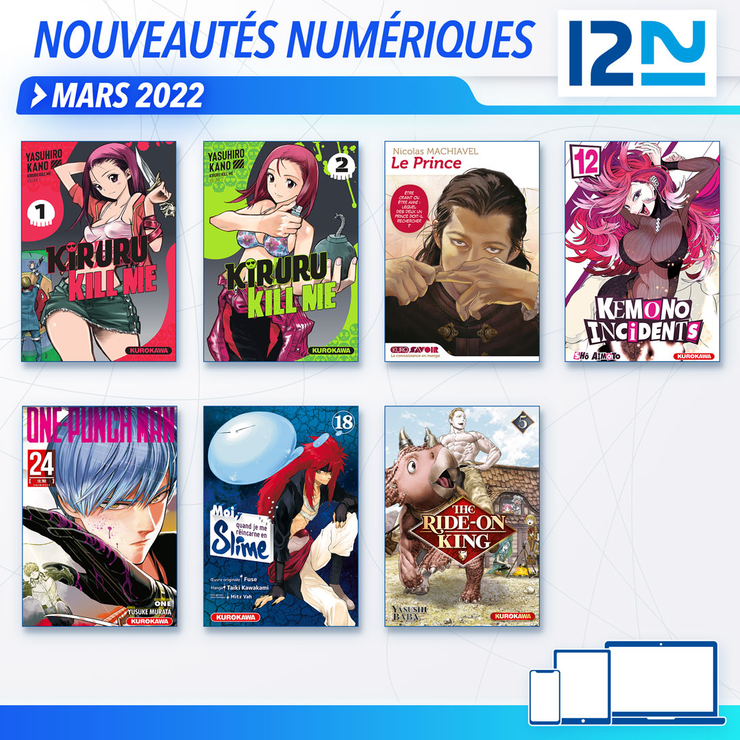 envie_ebooks's tweet photo. Les nouveautés de mars 2022 en mangas numériques 📱 https://t.co/iK6tkK5NHs
