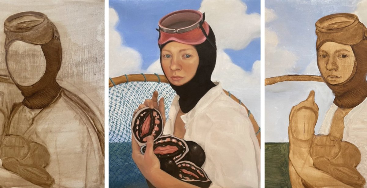 RHA Masterclass - Vanessa Jones: Painting the Figure in Oils | Applications Open to 21 Mar | An immersive two-day masterclass on painting the figure in oils, taking place at the RHA 2 - 3 Apr

rhagallery.ie/events/masterc…

Image: Vanessa Jones, Abalone (self-portrait) detail