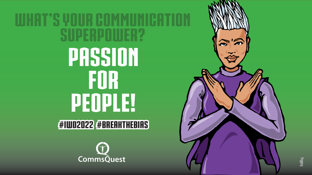CommsQuest's tweet photo. Do you share Kerry’s communication superpower?

She has an innate ability to simplify the complex and make difficult and time-pressured tasks feel less daunting. As a result, she creates a proposition that others want to be part of.

#breakthebias2022 #womenleaders https://t.co/3LGQVESu9P