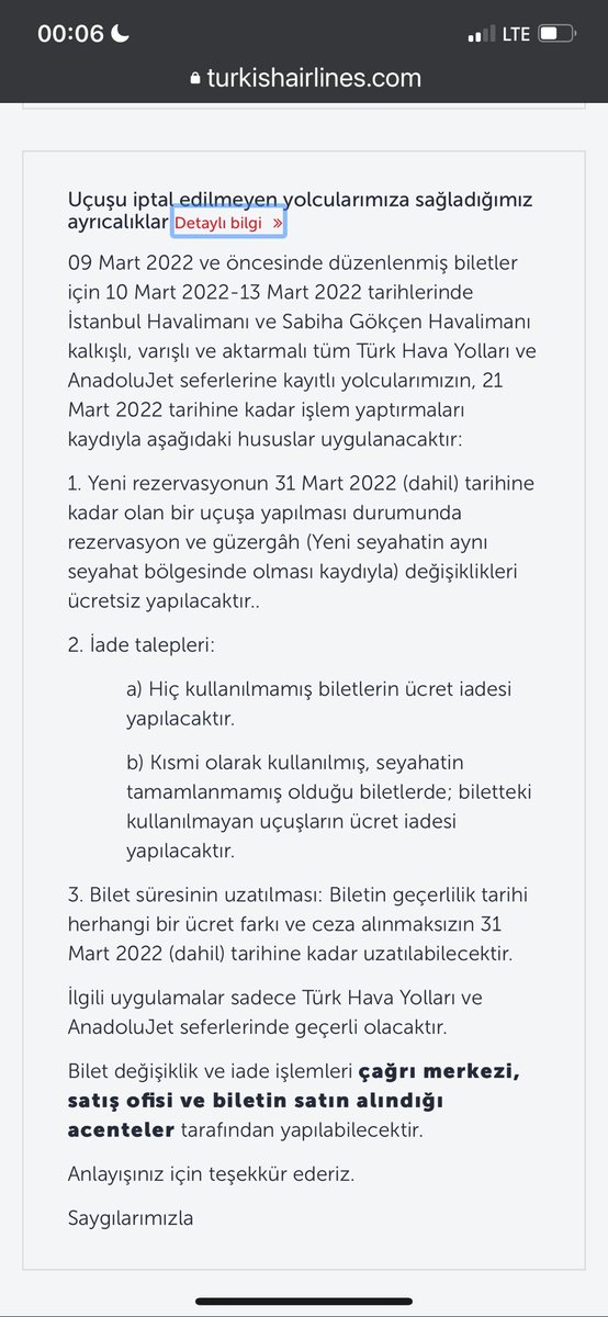HMurathanoglu's tweet photo. @KaanSekbann @TK_HelpDesk İnternet sitelerinde böyle bir açıklama var, işinize yarayabilir, ama ben yine de iyi uçuşlar diyim 🙏 https://t.co/4sKR3dSrDE