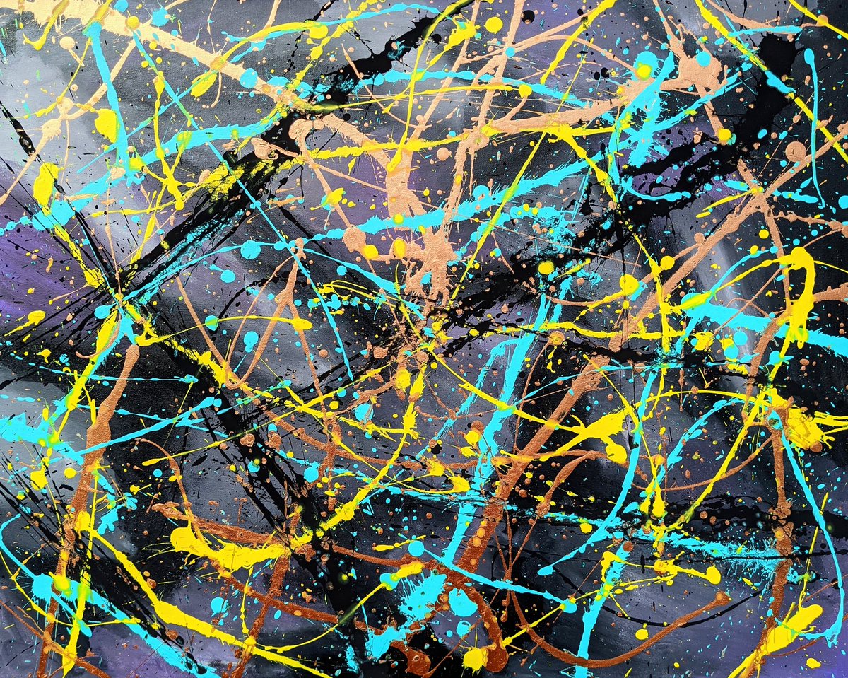 Sunburst Vs Cloudburst.

Which of these two paintings grabs you more, and why? 😁🖤