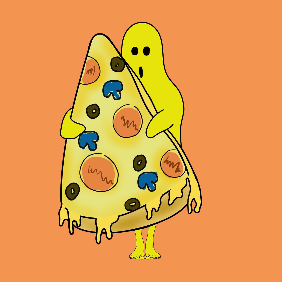 hey what's up bro
I wanna eat PIZZA anyway......
ピザ食べたい
ピザ食べたい
ピザ食べたい

という事で抱きしめたいピザです

opensea.io/assets/matic/0…

#NFT #NFTJPN #ObakeNewbies